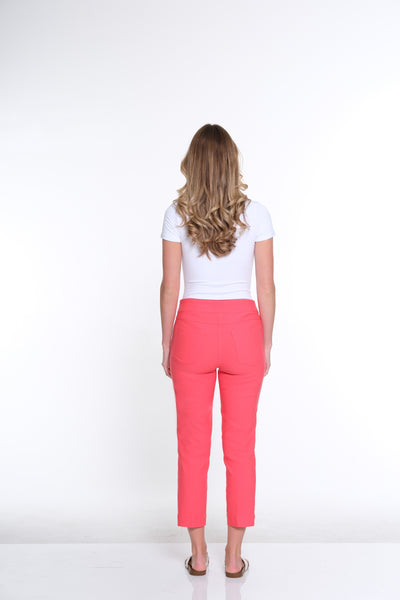 Pull-On Crop Pant With Real Front & Back Pockets - Watermelon