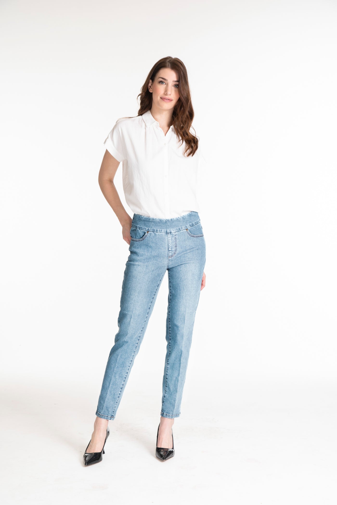 Denim Ankle Jean - Light Indigo