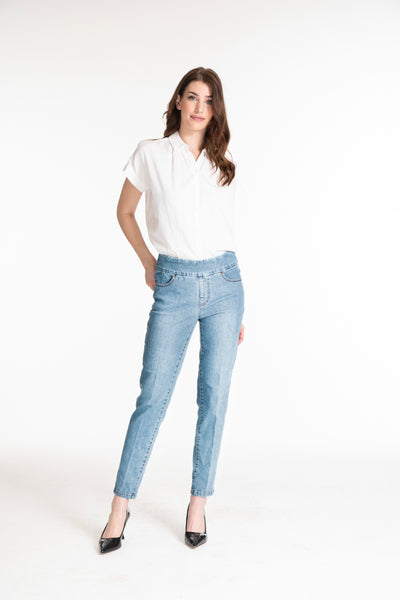 Denim Ankle Jean - Light Indigo