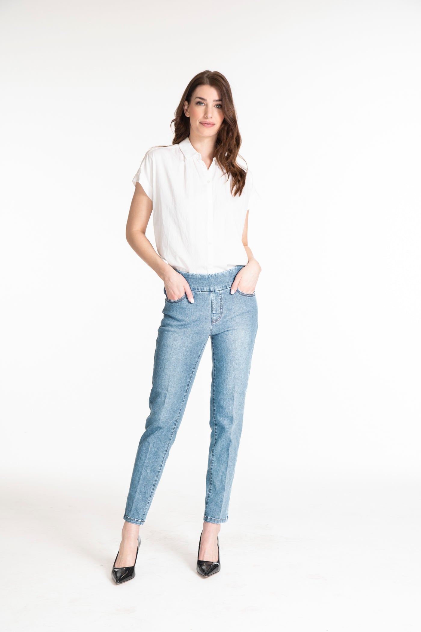 Denim Ankle Jean - Light Indigo