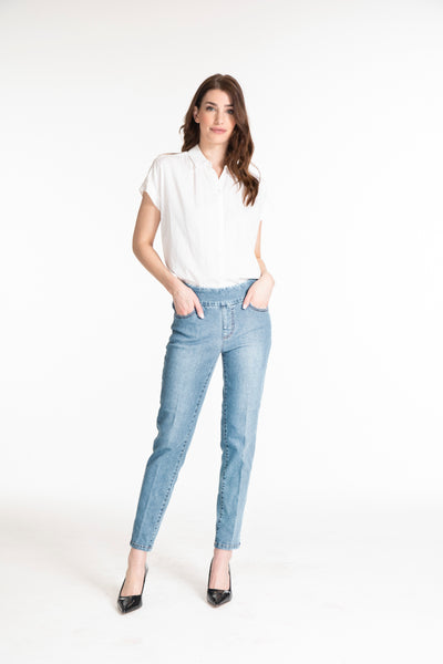 Denim Ankle Jean - Light Indigo