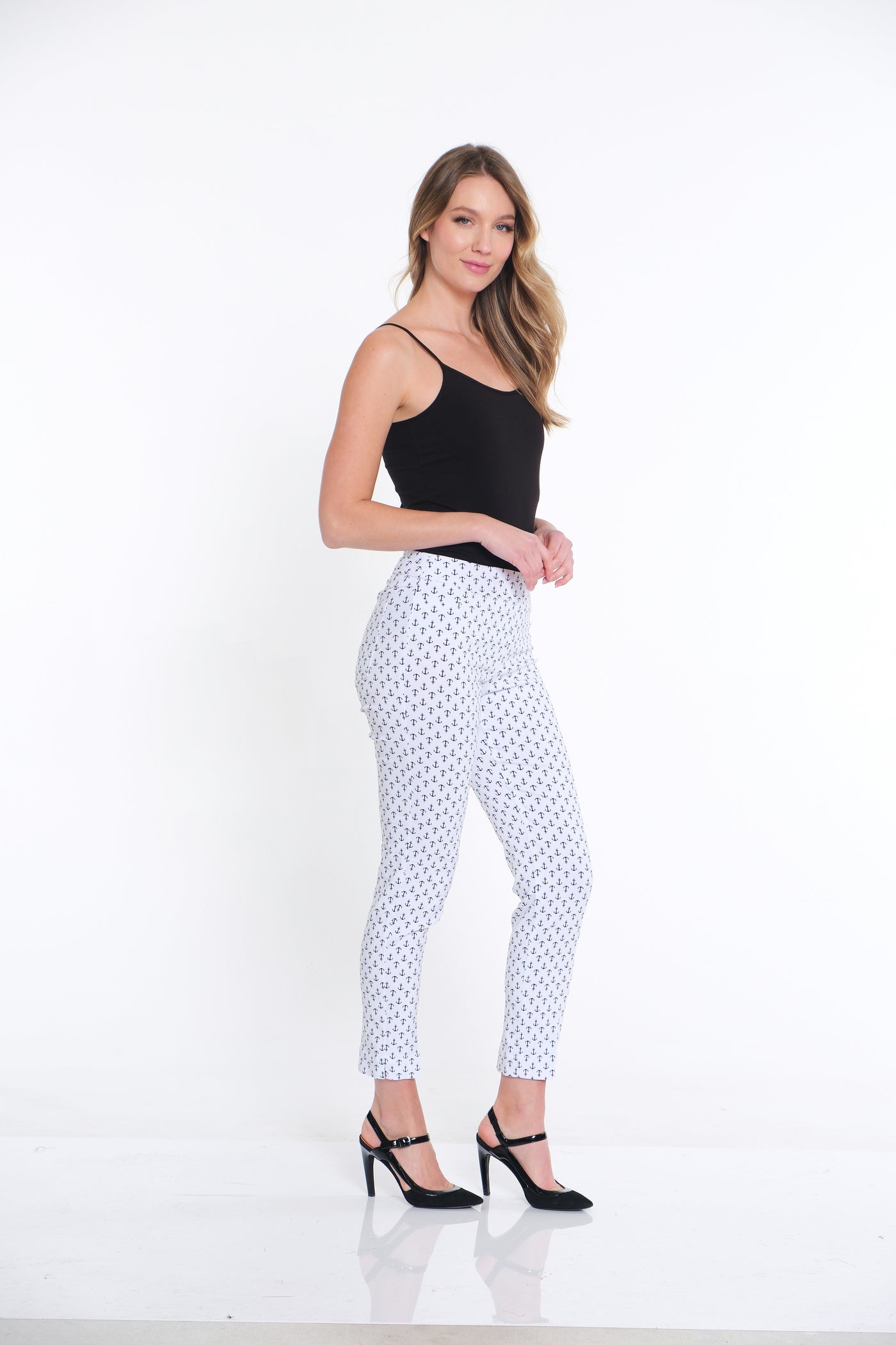 PULL-ON ANKLE PANT - Anchor Print