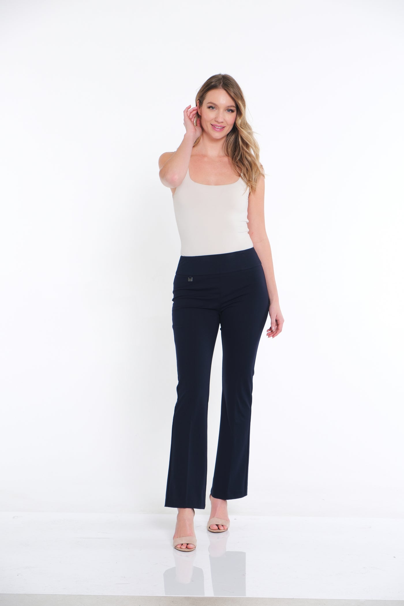 Ease-Y-Fit Flare Leg Pant - Midnight