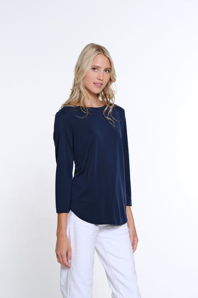 High-Low Knit Top - Women's - Midnight