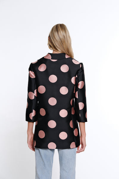 Polka Dot Jacket - Black