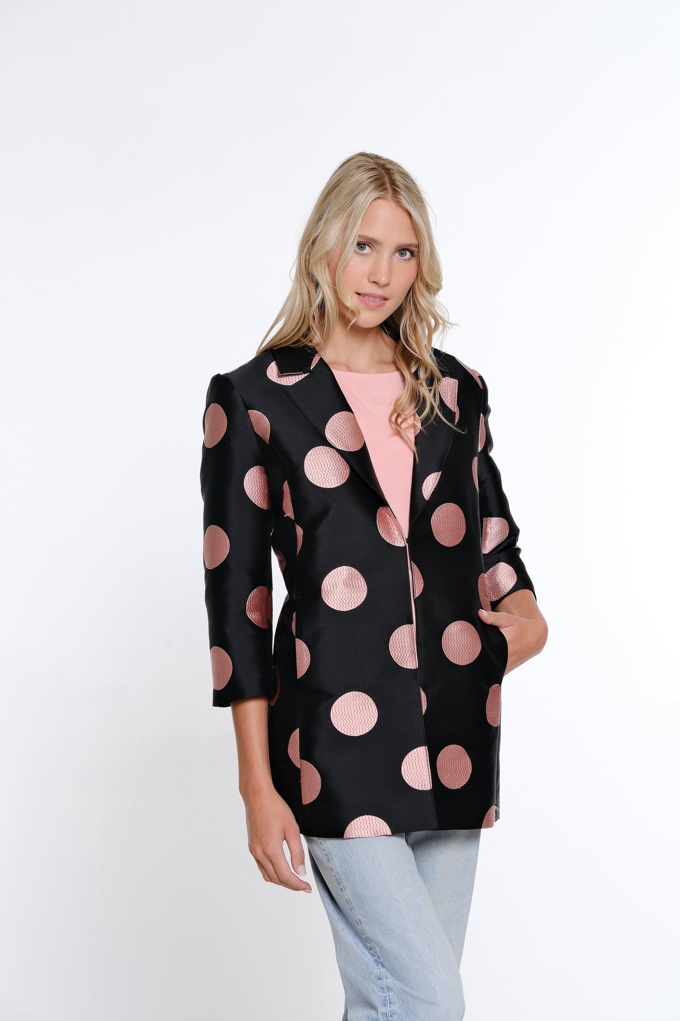 Polka Dot Jacket - Black