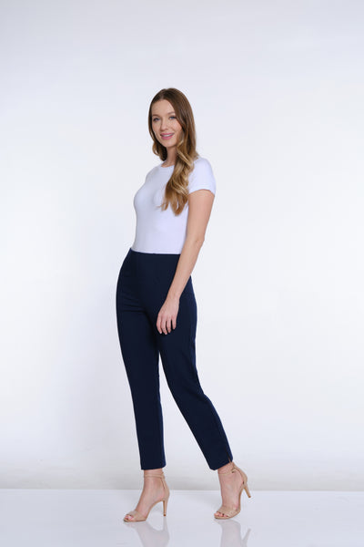 Terry Knit Ankle Pant - Midnight