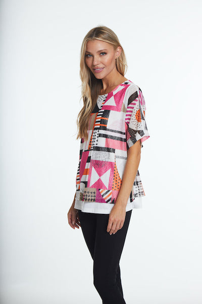 3/4 Dolman Sleeve Knit Top - Women's - Multi