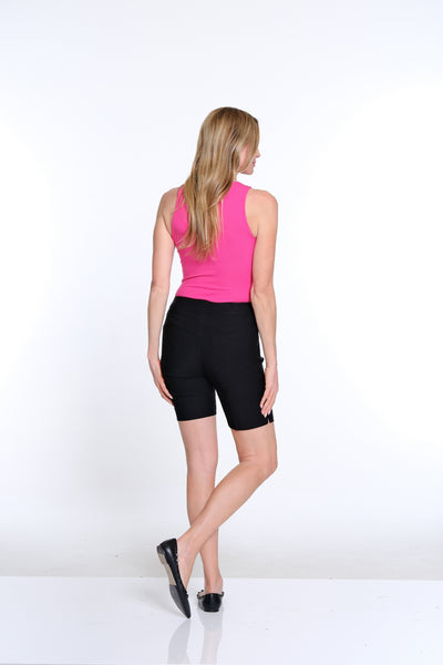Pull On Short with Real Pockets - Black