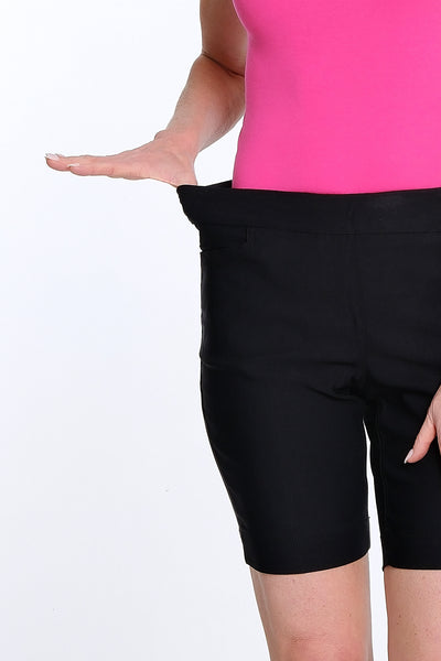 Pull On Short with Real Pockets - Black
