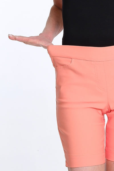 Pull On Short with Real Pockets - Melon