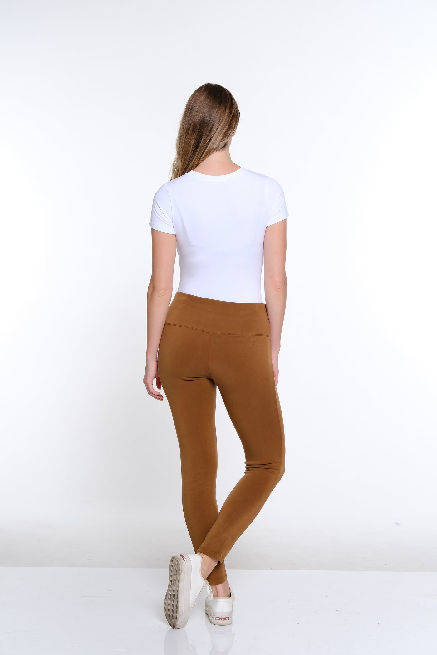 Pull On Ankle Legging- Bark