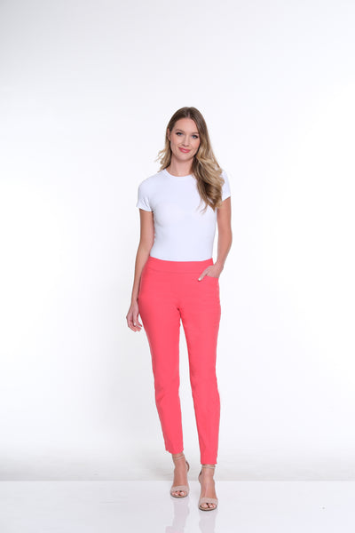 Solid Print Ankle Pant- Watermelon