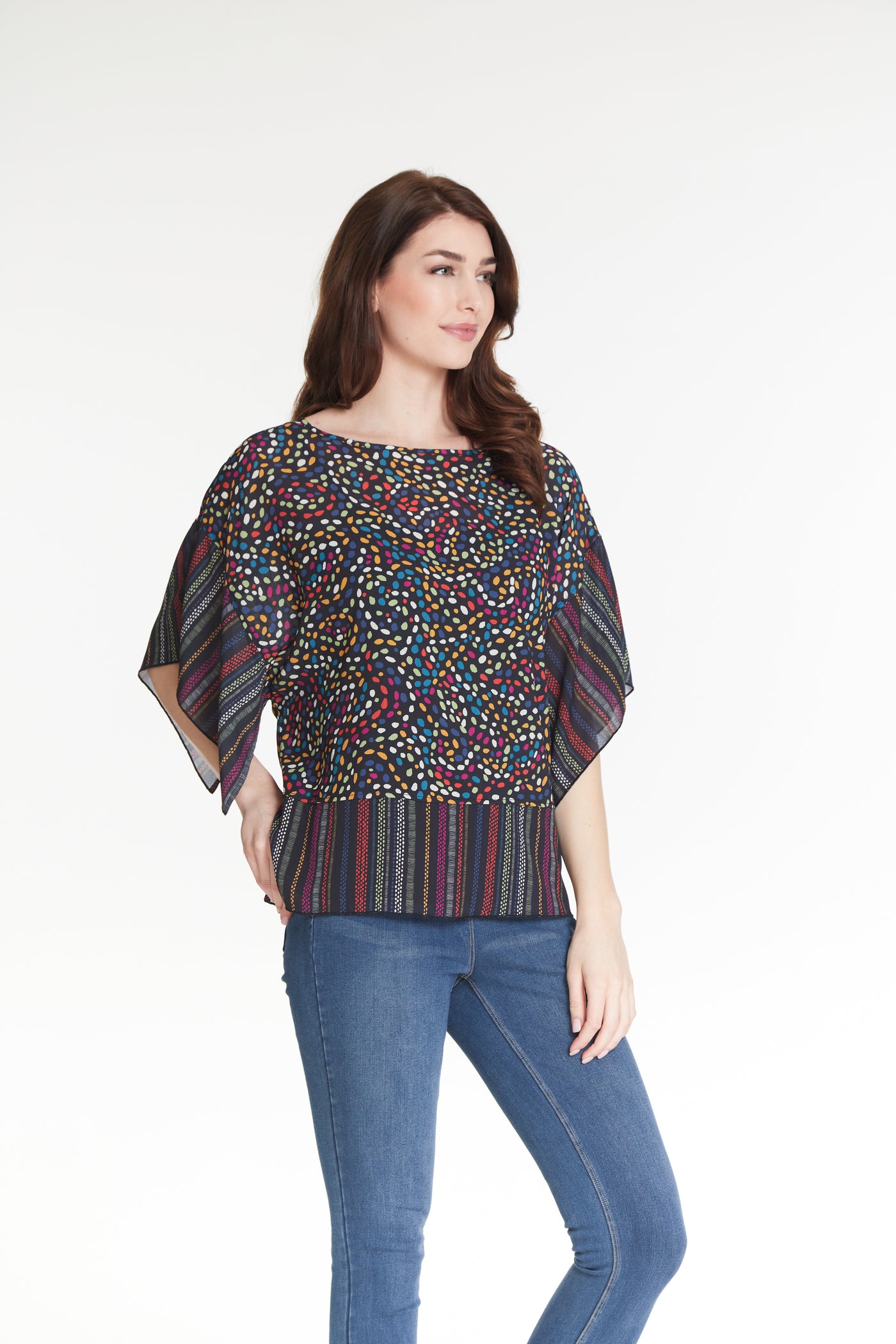Poncho Top and Cami - Multi