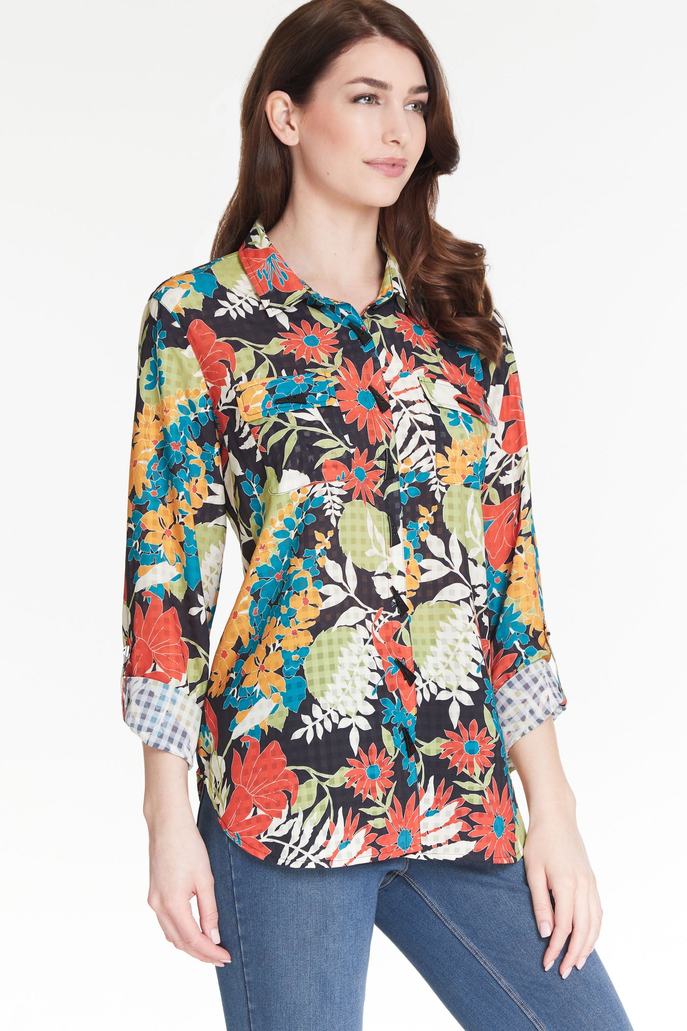 Print Woven Shirt - Women's - Multi