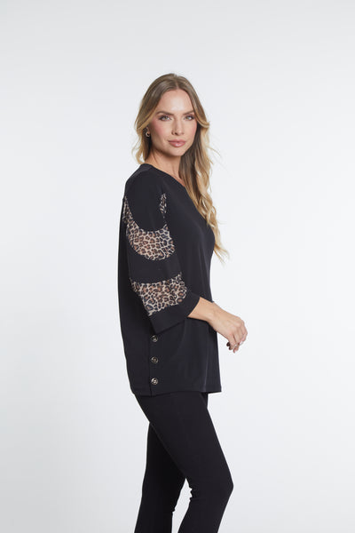 Solid Knit Top - Black