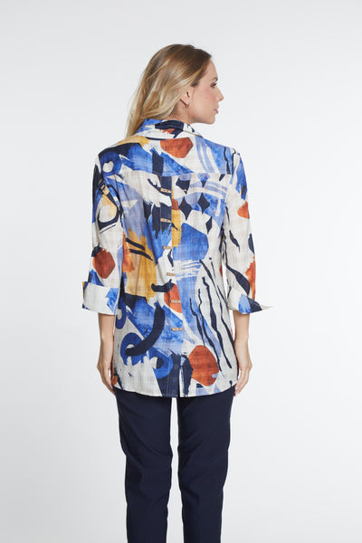 Pattern Woven Shirt - Women's - Multi