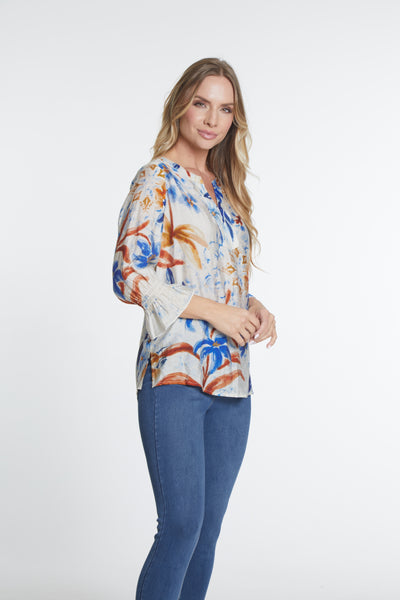 Lightweight Print Woven Top - Women's - Multi