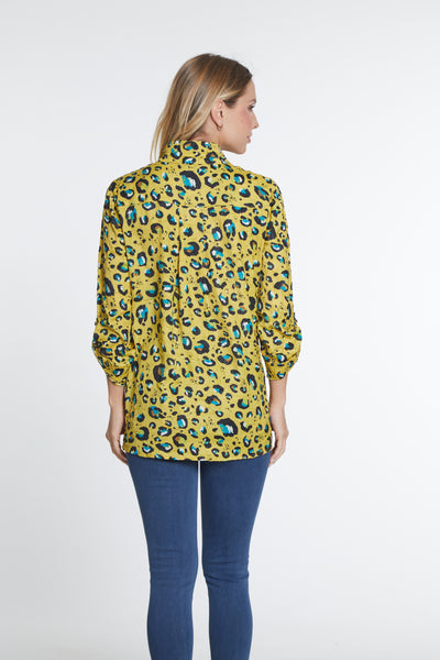 Animal Print Woven Shirt - Women's - Multi