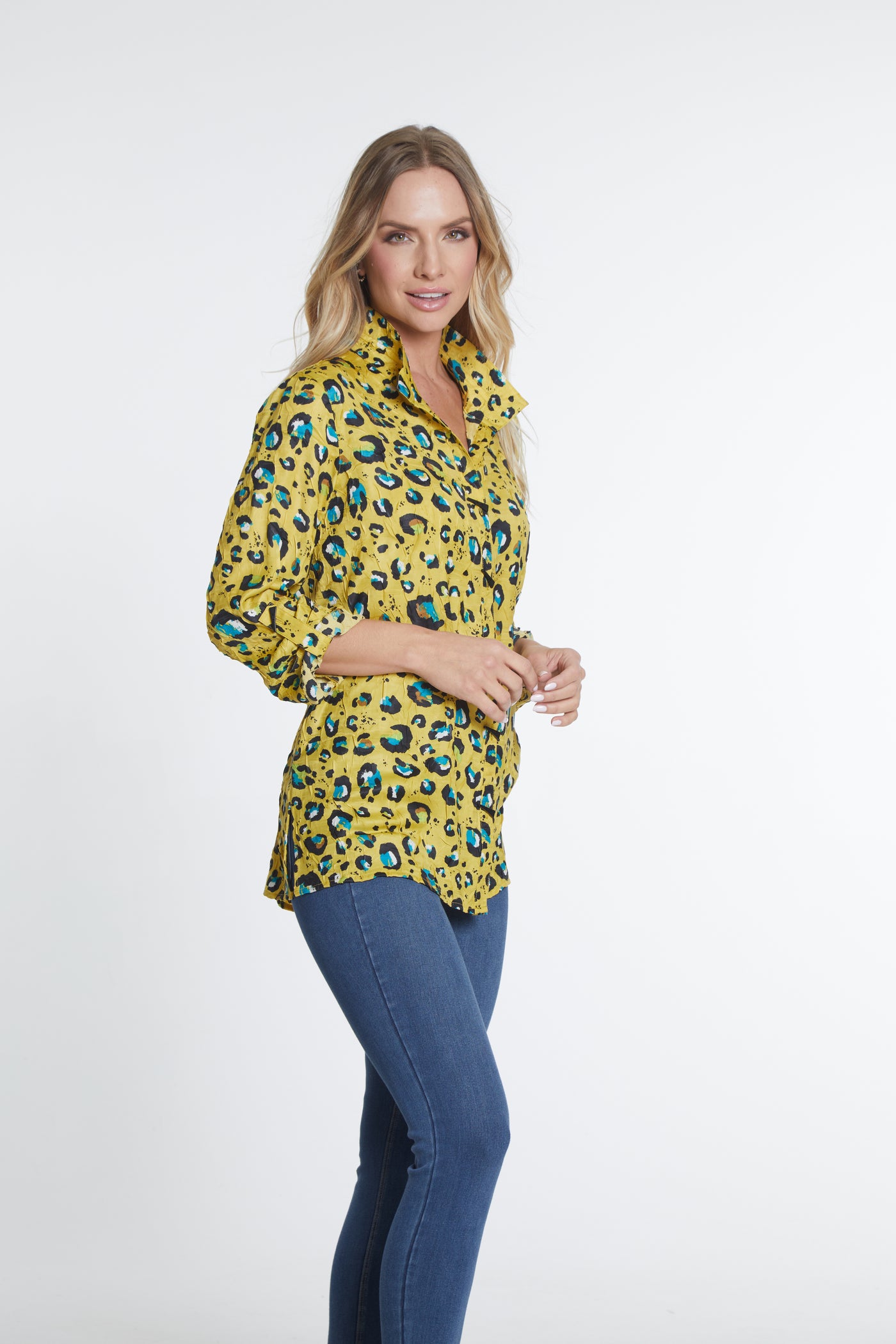 Animal Print Woven Shirt - Women's - Multi