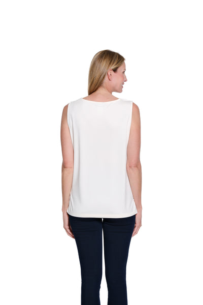 High Neck Tank Top - Soft Ivory