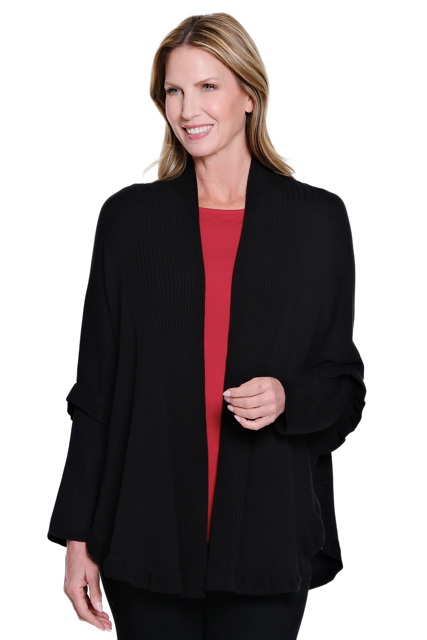 Shawl Collar Cardigan - Black