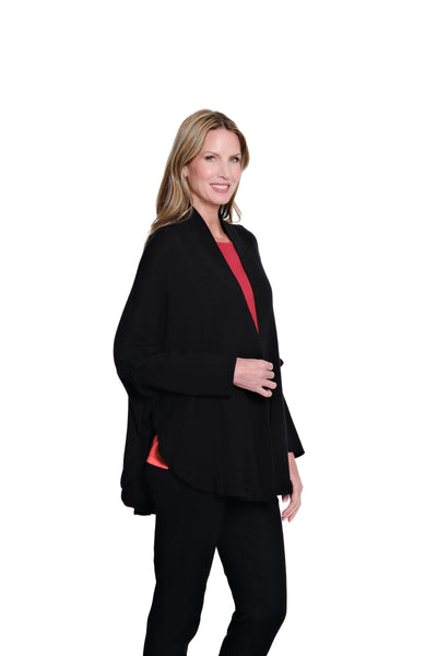 Shawl Collar Cardigan - Black