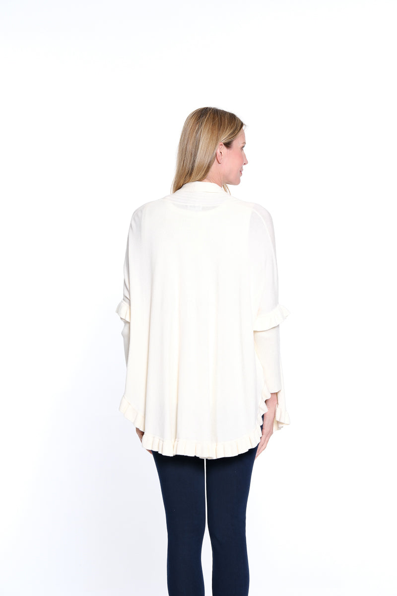 Shawl Collar Cardigan - Winter White