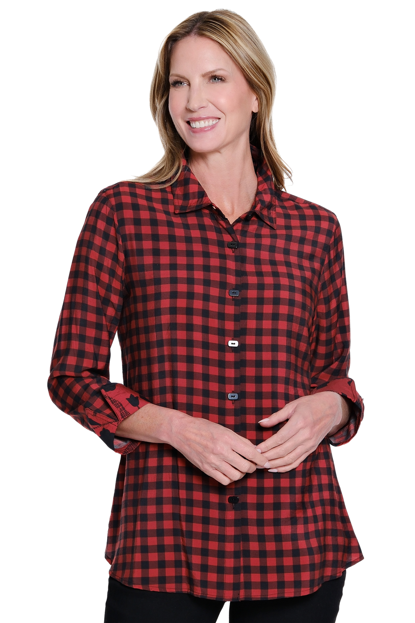 Print Back Woven Shirt - Multi