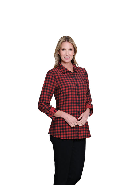 Print Back Woven Shirt - Multi