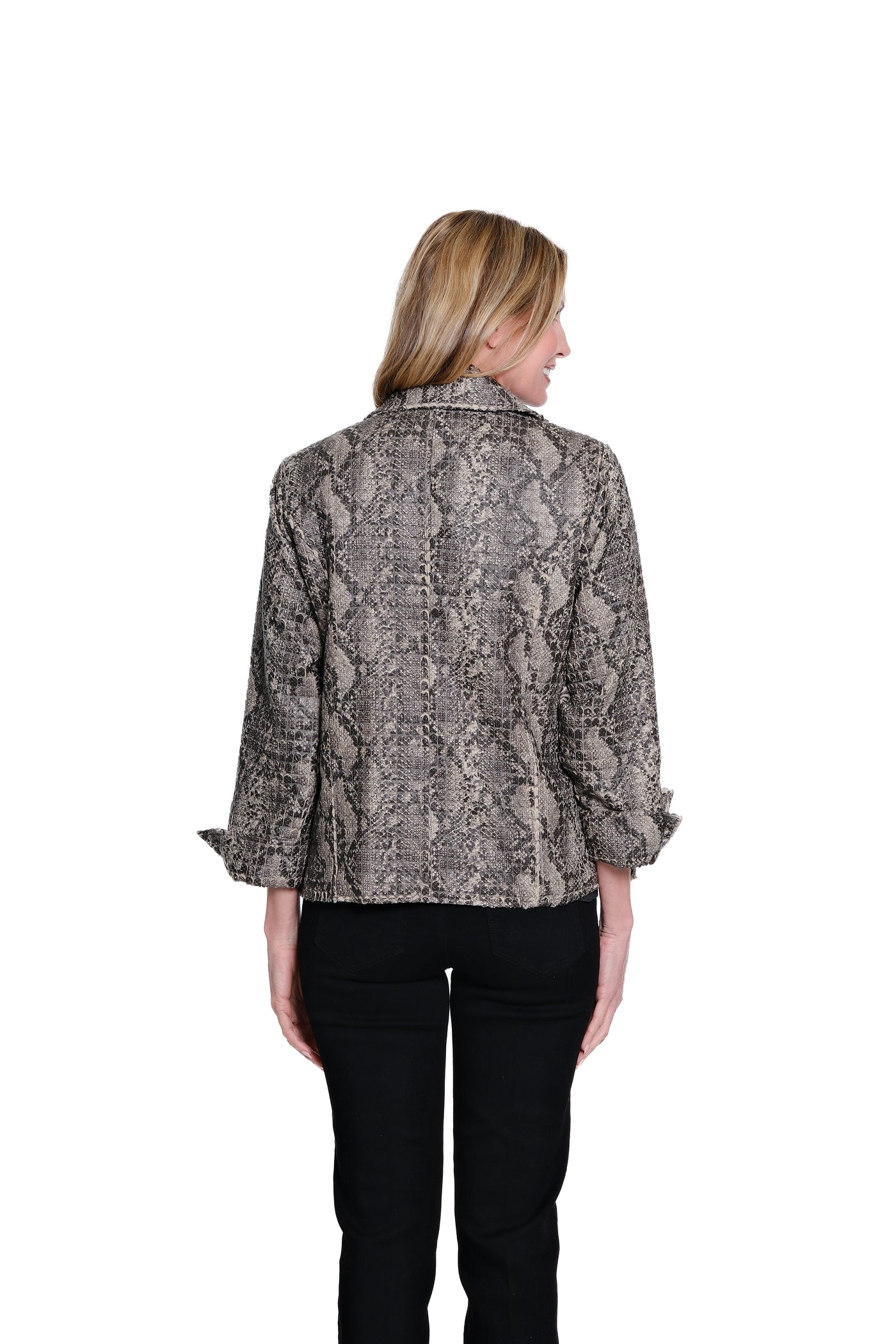 Snakeskin Print Jacket - Multi