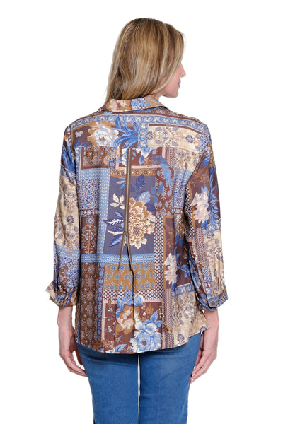 Mixed Print Woven Shirt - Multi
