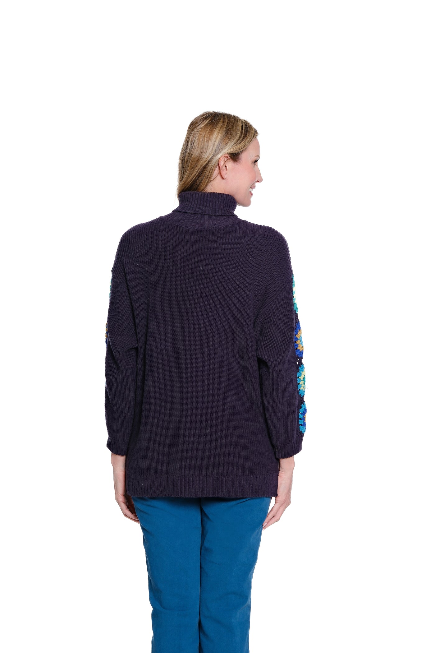 Mock Neck Sweater - Midnight