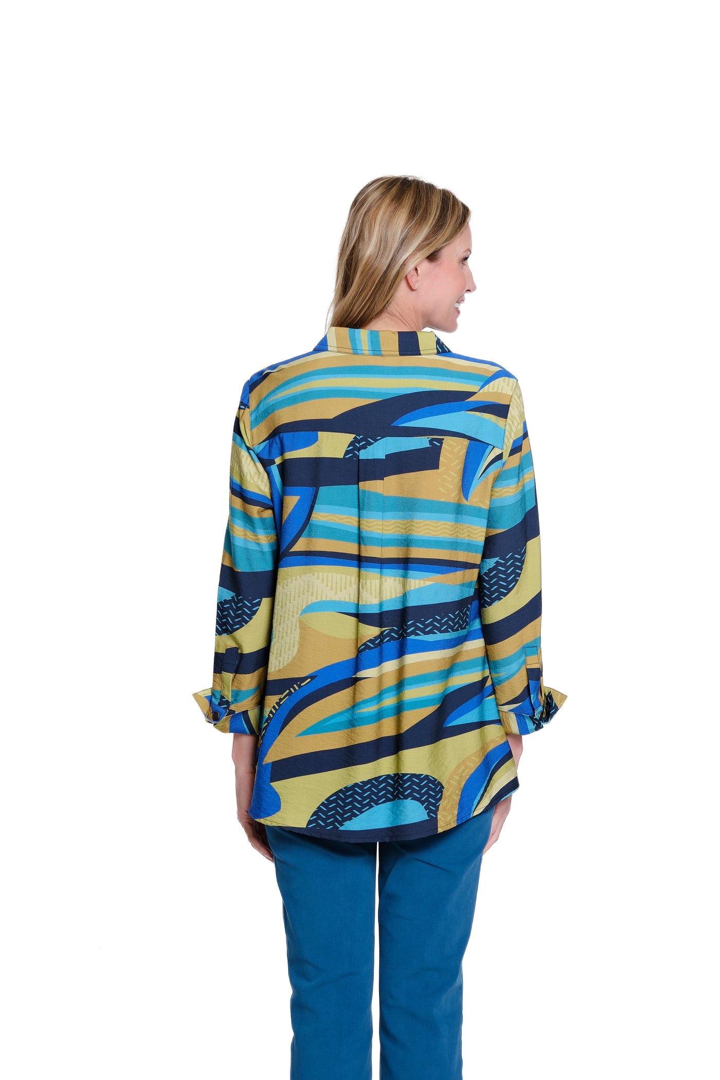 Print Woven Shirt - Petite - Multi