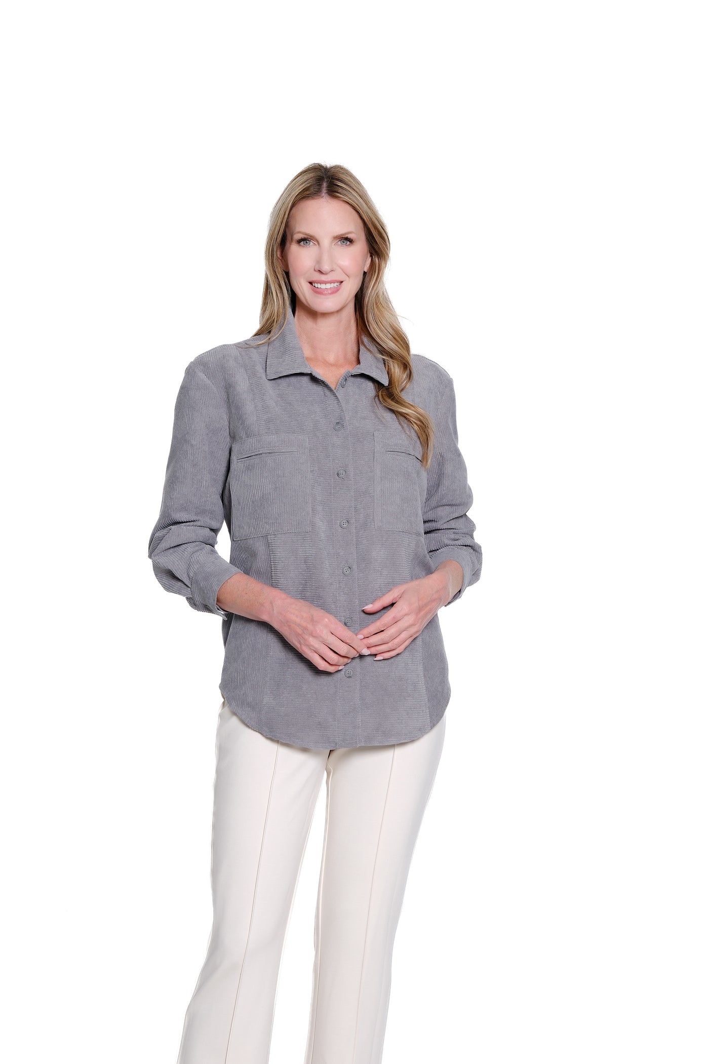 Classic Button Shirt - Granite