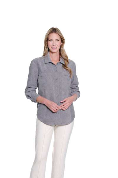 Classic Button Shirt - Granite