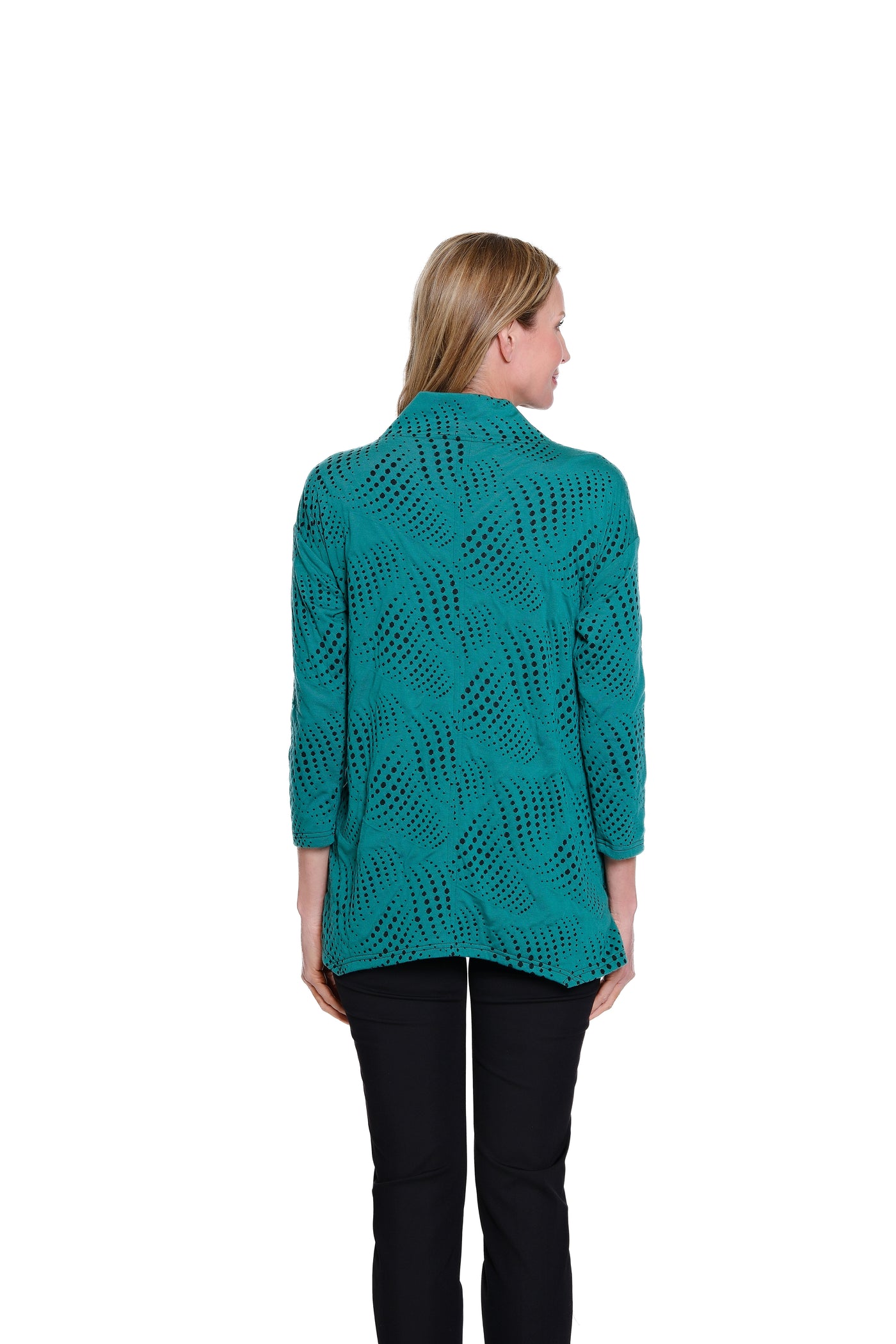 Jacquard Knit Top - Evergreen