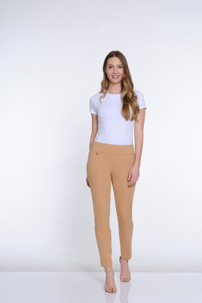 Ease-Y-Fit Knit Ankle Pant - Camel