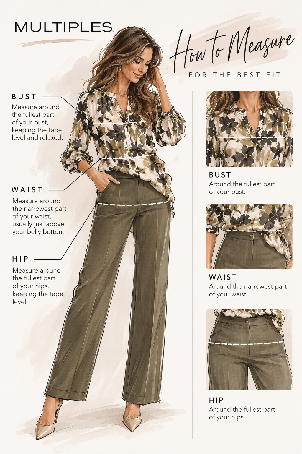 How to measure for Multiples sizing