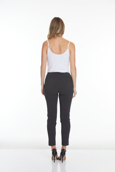 PULL-ON ANKLE PANT - Intense Gray