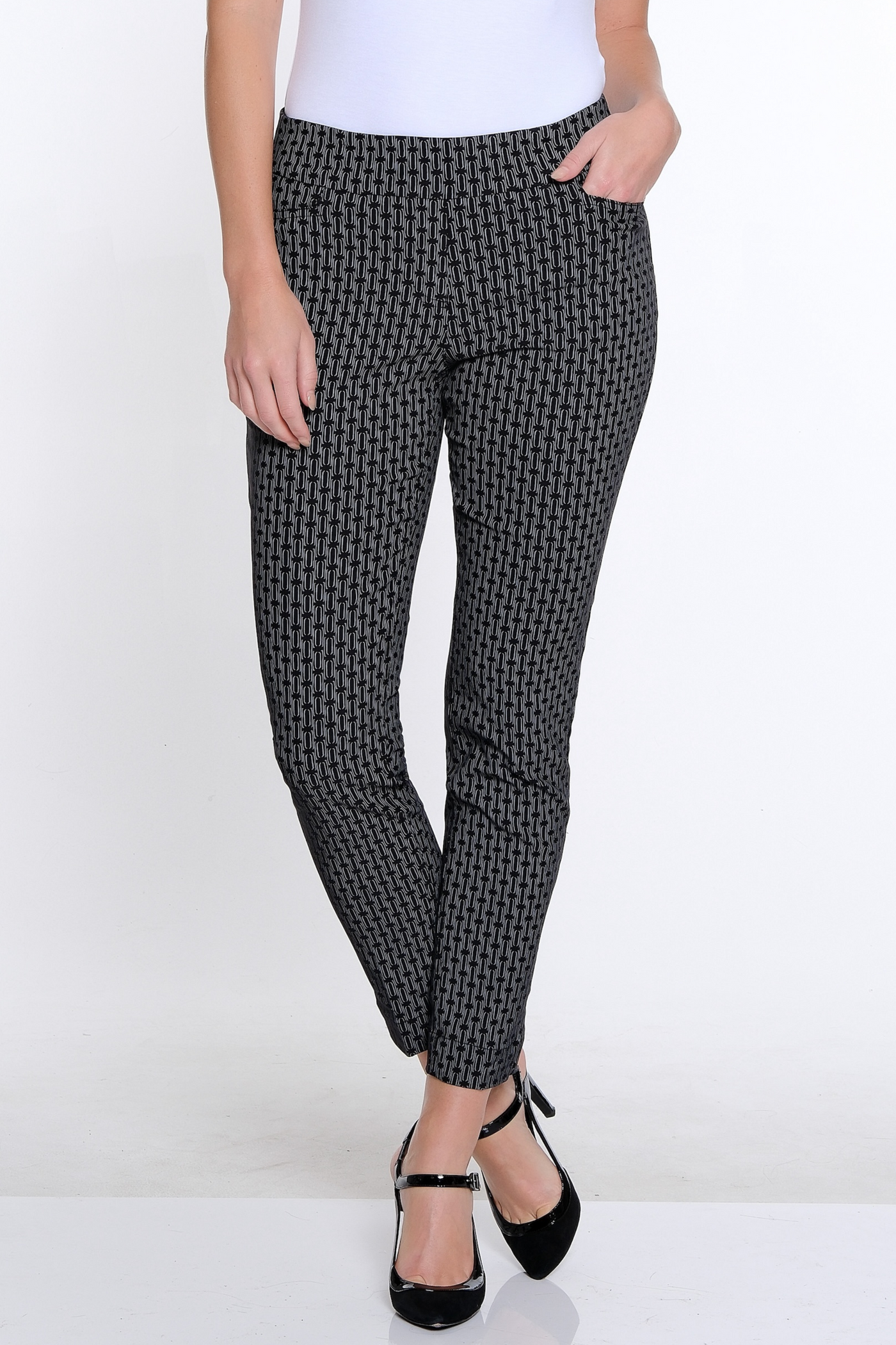 Ankle Pant- Black Print