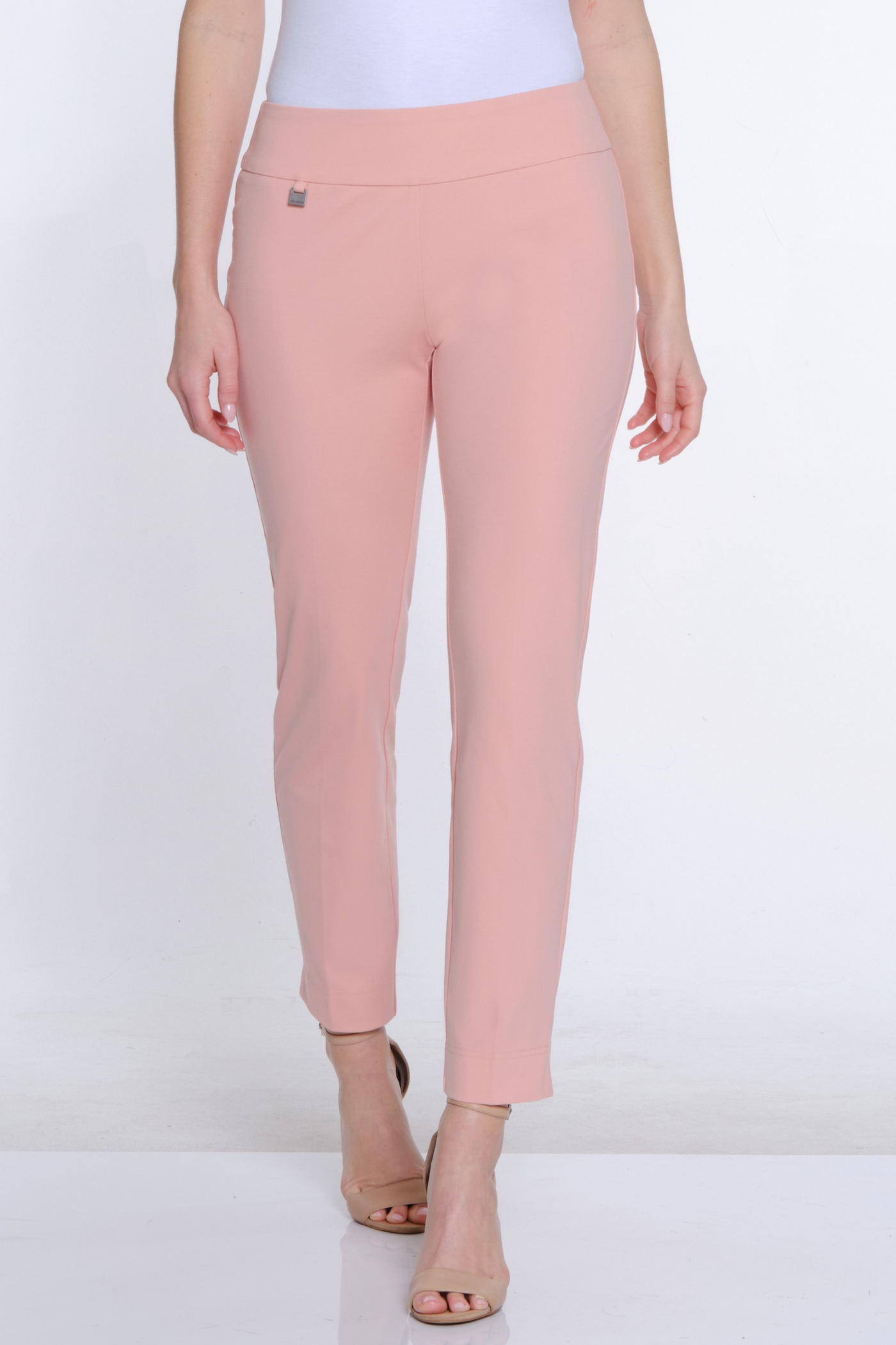 Ease-Y-Fit Knit Ankle Pant - Blush