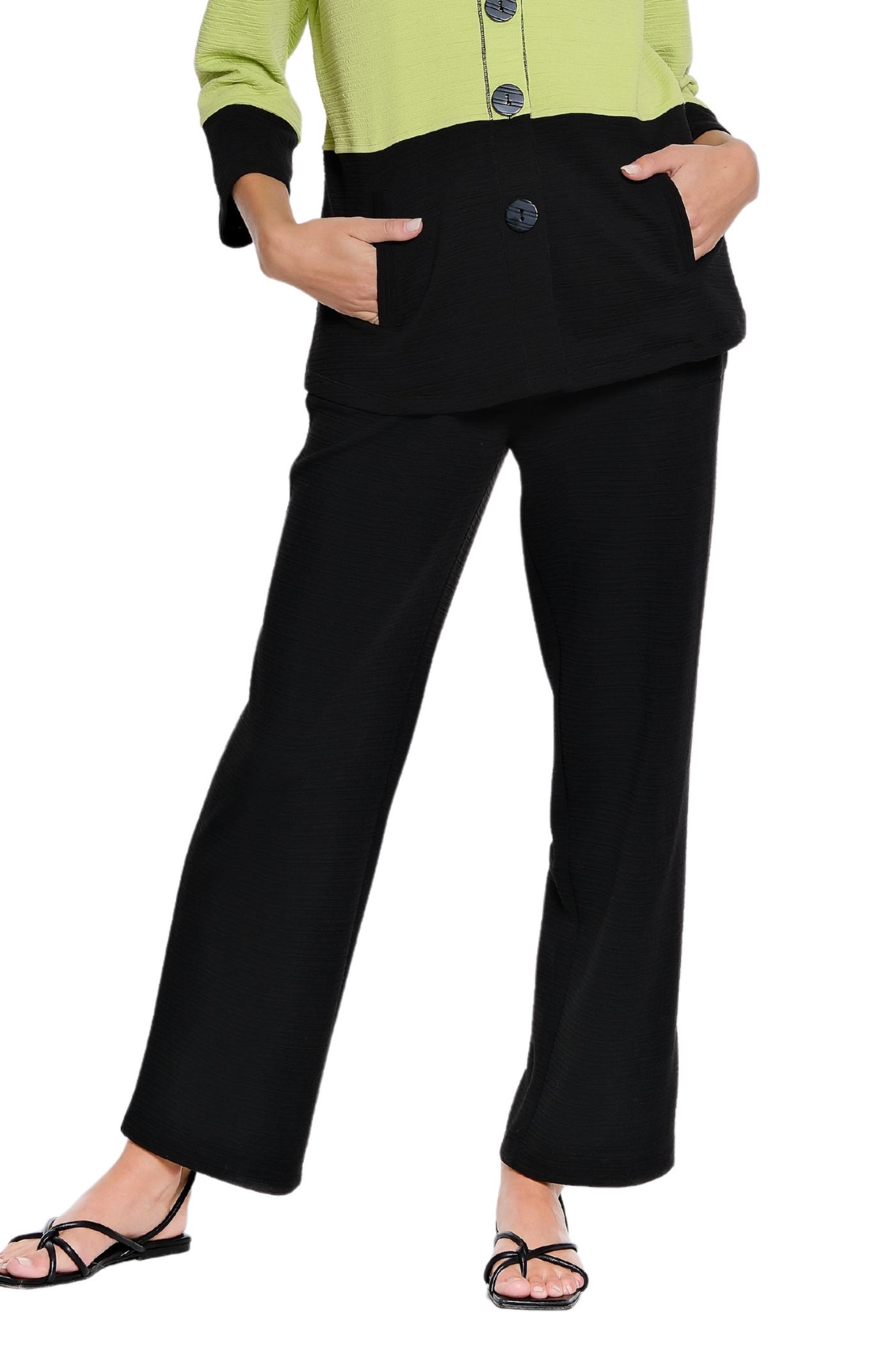 Textured Lounge Pant - Women's - Black