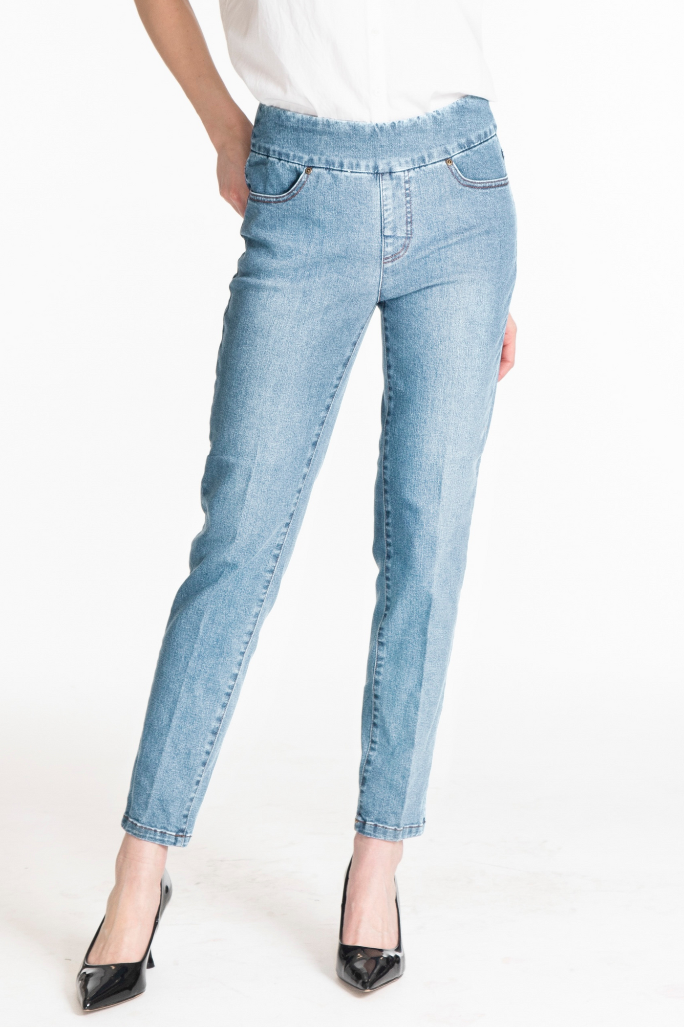 Denim Ankle Jean - Light Indigo