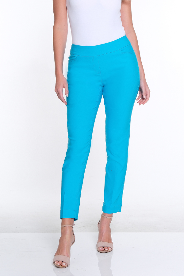 Solid Print Ankle Pant - Women's - Ocean