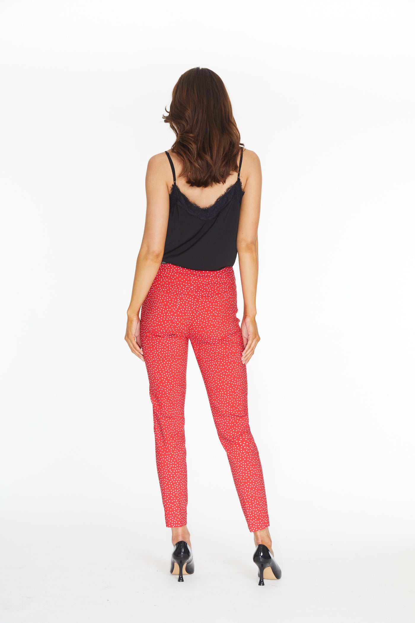 Pull-On Ankle Pant - Women's - Red Print