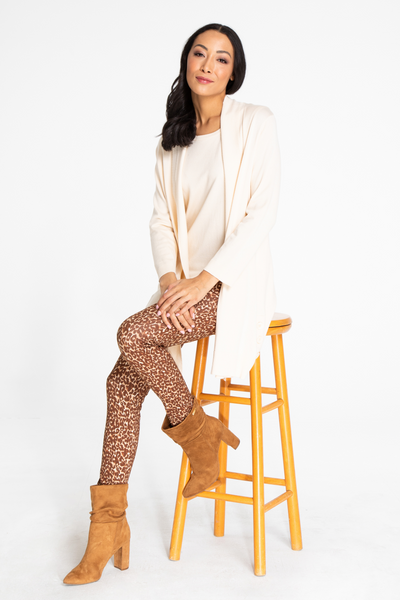 Side Button Swing Jacket - Vanilla