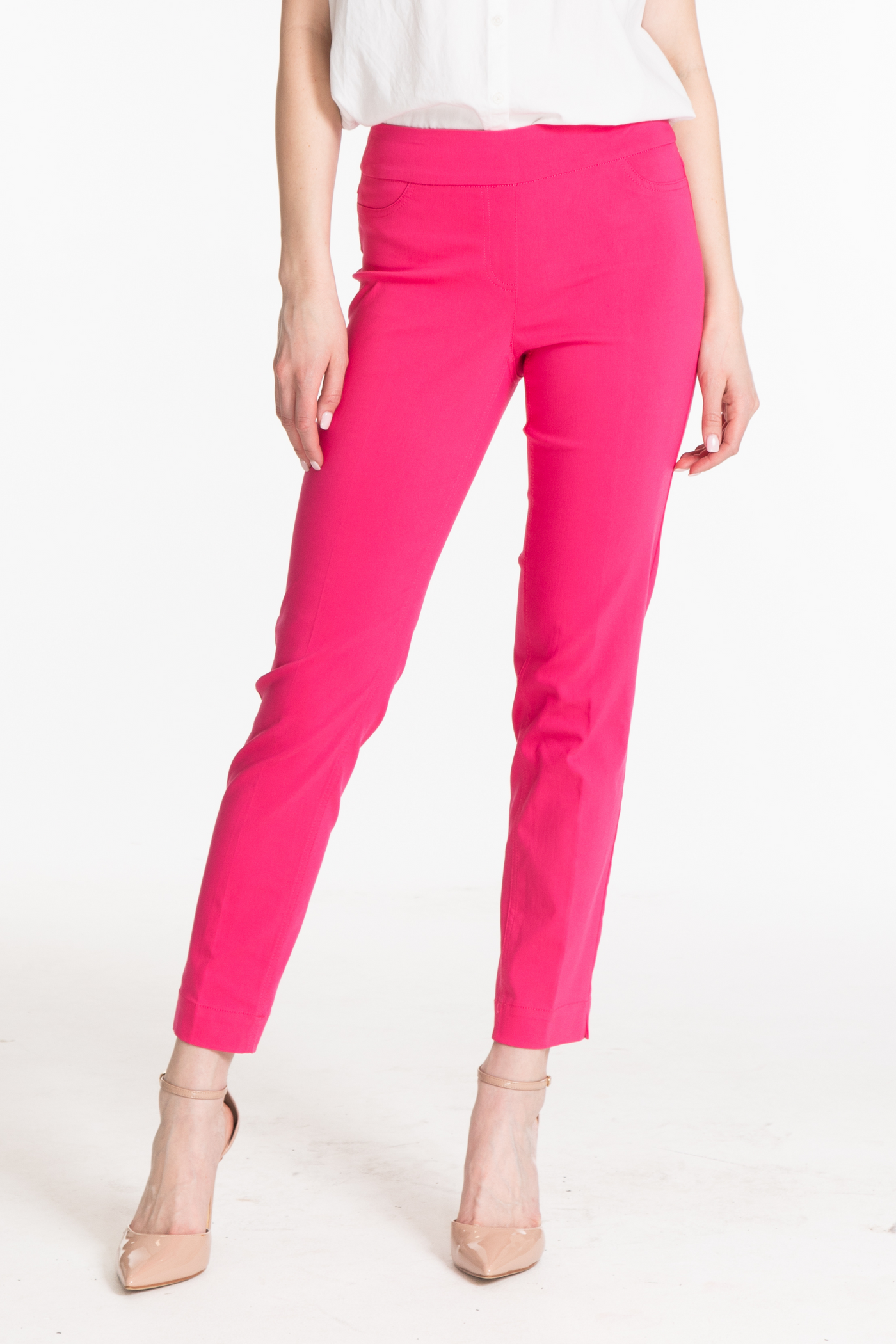 M2623P Slimsations - Pull-on Ankle Pant w/Back Pockets (Avai